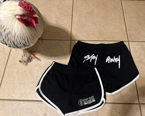 Stay Away Booty Shorts